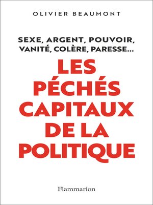 cover image of Les péchés capitaux de la politique